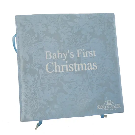 4" Noble Gems&trade; Baby Boy Glass Ornament Set4-Piece Boxed Christmas Decoration {2}