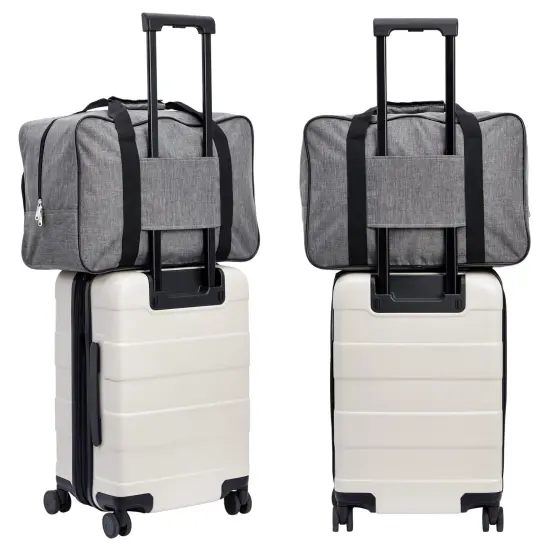 Gray Sewing Machine Carrying Case - Universal Tote Travel Bag Accessories Organizer Compatible with Most Standard Machines (18.1 x 9.4 x 12.2 Inch) Grey {6}