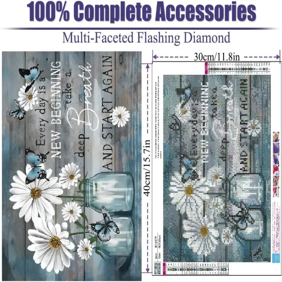 Daisy Diamond Painting Kits for Adults {3}
