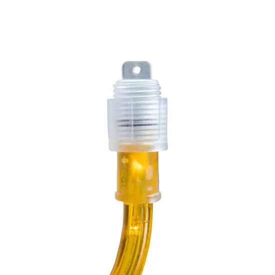 Northlight Incandescent Flexible Outdoor Christmas Rope Lights - Gold - 18' Clear Wire {7}