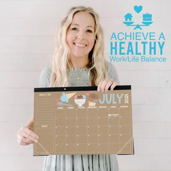 Teacher Desk Calendar 2025-2026 &ndash; 18-Month Desktop Calendar for Home {5}