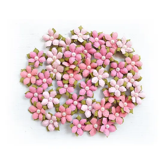 Little Birdie Elira Paper Flowers 40/Pkg-Celebrate Life {3}