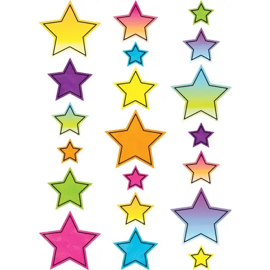 Brights 4Ever Star Accents, Assorted Sizes, Pack of 60 {1}
