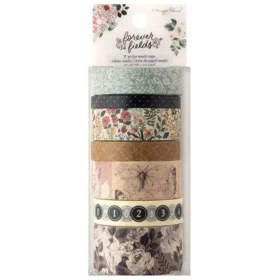 Maggie Holmes Forever Fields Washi Tape-7 Pieces {1}