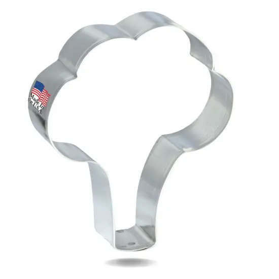 CookieCutter.Com Brand Bouquet, Tree, Broccoli Cookie Cutter 4 in, Tin Plate Steel, Handmade in USA {1}