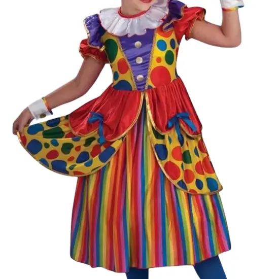 Circus Clown Princess Dress Costume Child {3}