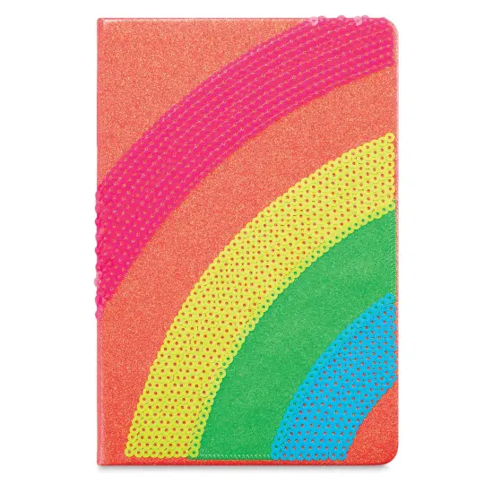 artPOP! Rainbow Hardcover Notebook, Cute Designed Portable Journal with Lined Pages, 4.25 x 8.5 x .5 inches in Standard A5 Size, Ruled White Sheets for Lists, School, Home Office, Stationery Gift {3}