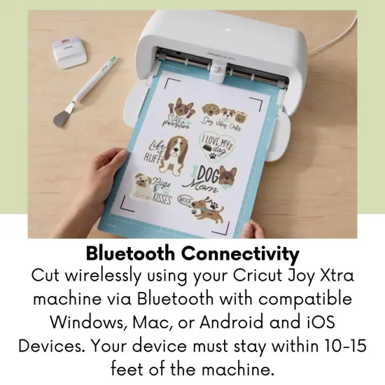 Cricut Joy Xtra Electric Die-Cutting Machine with Printable Sticker Paper Bundle {3}