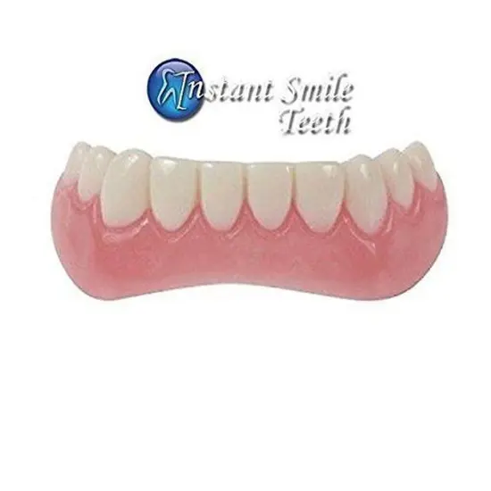 BOTTOM TEETH lower VENEER false Cosmetic secure smile {4}