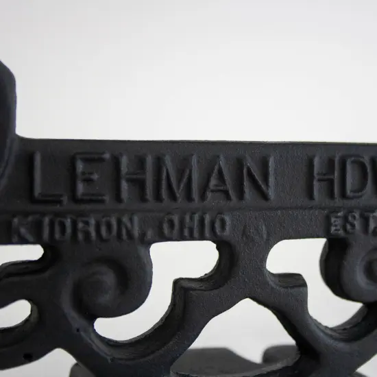 Lehman's Cast Aluminum Boot Scraper, Vintage Style Scroll Design to Place Outside your Door, Clean your Boots {6}