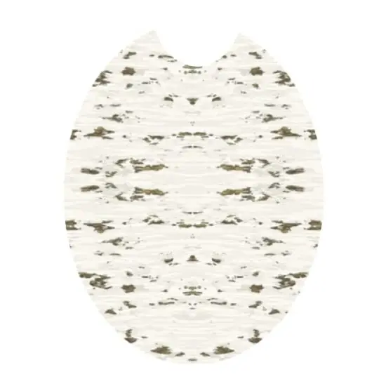 Birch Bark Ceramic Car Coaster Set 2.56" (2 Pack) {1}