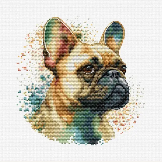 The French Bulldog BC207l Counted Cross-Stitch Kit {4}