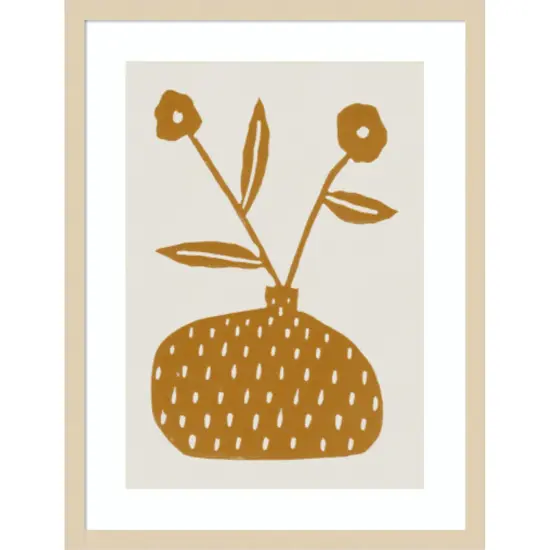 Quiet Duo by Alisa Galitsyna Wood Framed Wall Art Print {1}