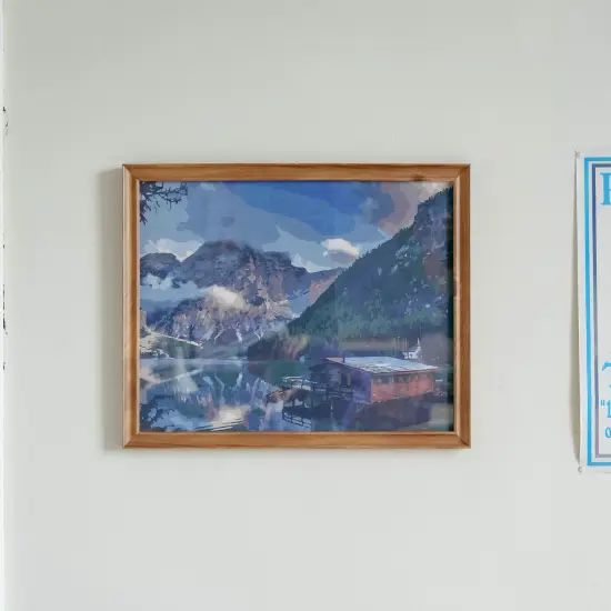 A Norwegian fjord cabin {1}