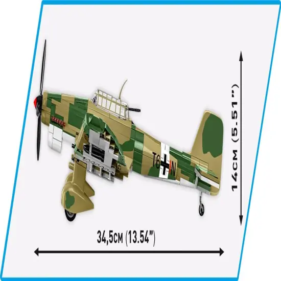 COBI Historical Collection WWII JUNKERS JU 87 B-2 Plane {3}