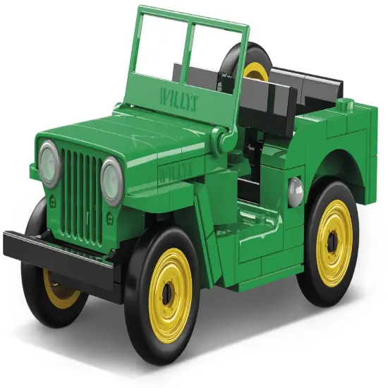 COBI JEEP Willys CJ-2A (Green) {2}