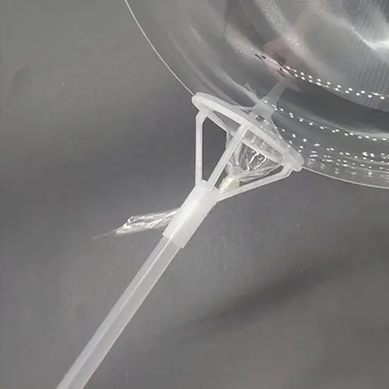 Balloon Sticks with Cups 30 Packs,16inch Long Clear Bobo Balloon Holder for Wedding Birthday,Party,Anniversary,Baby Shower(Clear) {3}