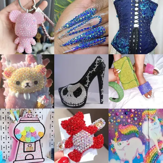 18 Colors 3mm Flat Back Jelly Rhinestones Colorful Resin Crystal AB Rhinestones for Crafts Nails Clothes Face Shoes Tumblers Decoration {2}