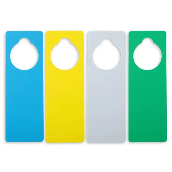 EVA Foam Door Hangers for DIY Crafts, 8 Colors (3.25 x 9.5 Inches, 24 Pack) Multicolor {5}