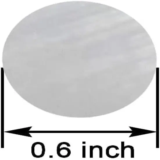 Silver Confetti 0.6 inch,Round Silver Foil Confetti,Shiny Silver Confetti for Party Decoration or Filled Balloons,(3.52 oz) {2}