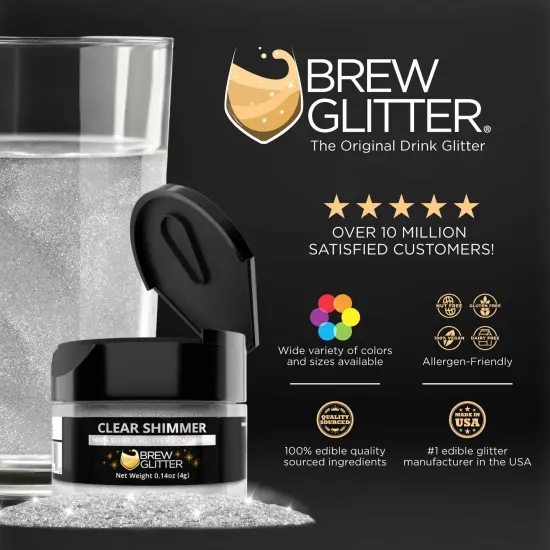 Clear Edible Glitter Spray Pump | Brew Glitter® {3}