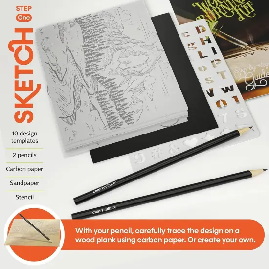 Beginners Wood Burning Kit for Kids and Teenage Boys & Girls Cool Easter Gifts for Boy or Girl Craft Projects Gift Idea for Older Children Teen Woodburning DIY Hobby Kits Art Activities {3}