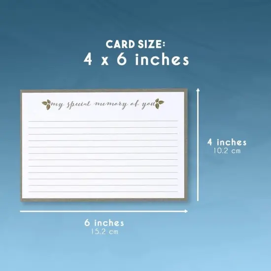 60 Pack Blank Sympathy Cards, Share a Memory Card for Celebration of Life, Memorial, Funeral (4 x 6 In) White {4}