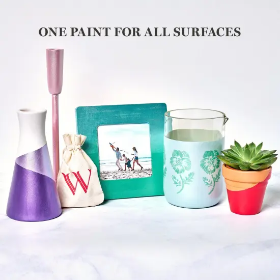 Martha Stewart&trade; Polished Pearl Collection - Multi-Surface Pearl Paint Set - 10 pc. - 68707 {4}