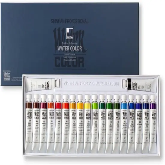 Professional Watercolor Paint 12ml Tubes 20 Color Set {1}