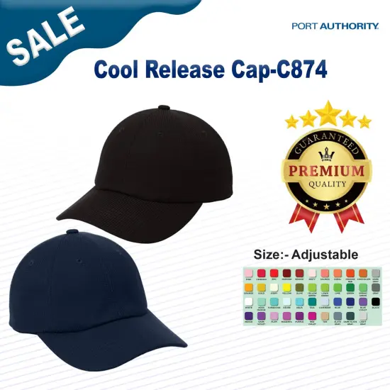 Port Authority&reg; Cool Release Cap White {3}