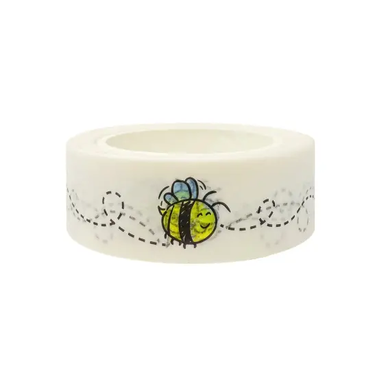 Wrapables Washi Masking Tape, 15mm x 10M, Buzzing Bees {1}