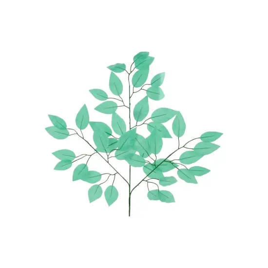 23" Silk Ficus Spray: Mint Green (Set of 12) {1}