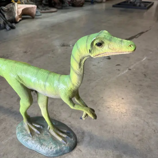 Compsognathus Dinosaur Life Size Statue {6}