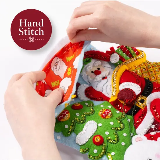 Bucilla Felt Stocking Liners For 18" Stockings {4}