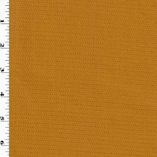 Sunkissed Beige Cotton Pique Home Decorating Fabric By the Yard {1}
