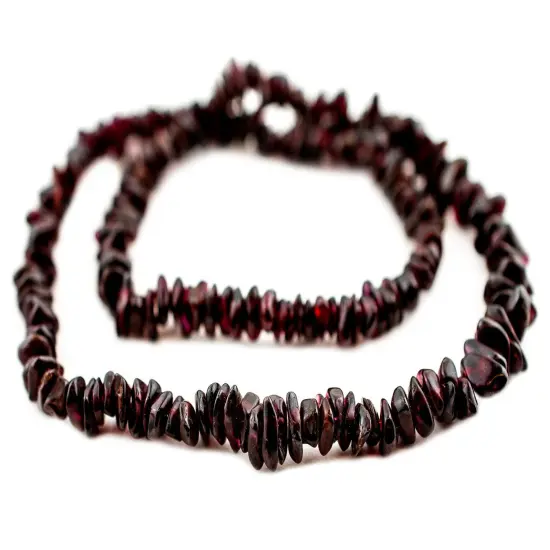 The Bead Chest Red Garnet Chip Beads (4-7mm) {3}