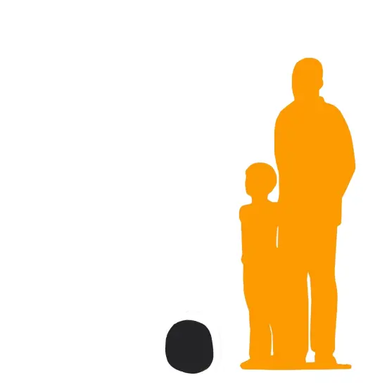 Orange Gum Drop Over Sized Candy Statue {2}