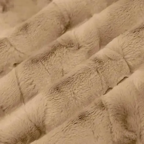 Brown Latte Luxe Cuddle Mirage 80" Fabric per yard {2}