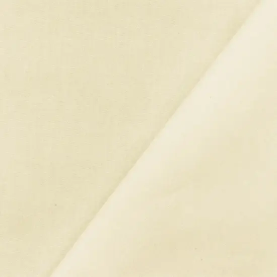 Light Ivory Cotton Solid Stretch Spandex Poplin Woven Fabric By the Yard {1}