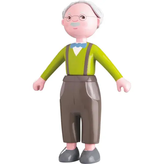 HABA Little Friends Grandpa Kurt - 4.5" Dollhouse Toy Figure Multicolor {1}
