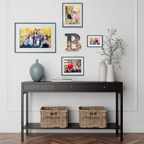 G Francis Letter Wine Cork Holder Decor Metal Container for Wine Corks Hanging {5}