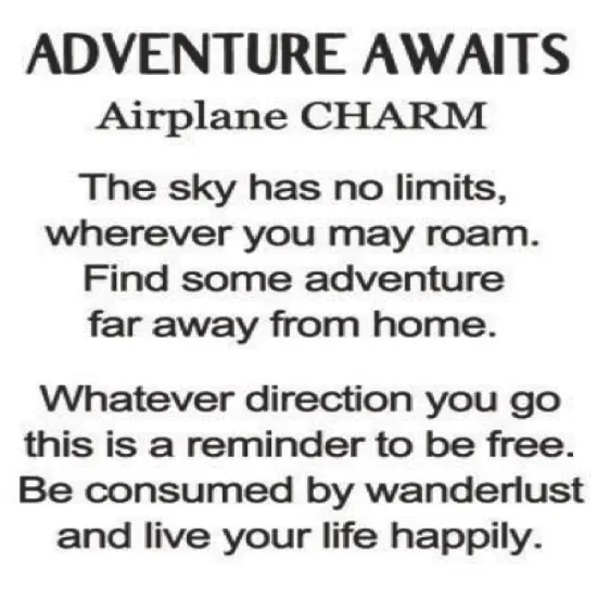 Adventure Awaits Charm {3}