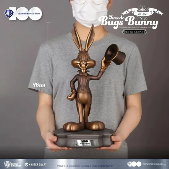 Warner Bros. 100th Anniversary Tuxedo Bugs Bunny Master Craft Statue {2}
