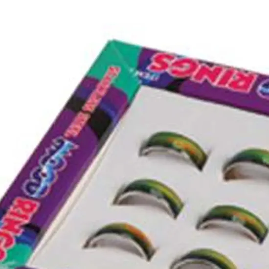 Stainless Steel Mood Rings Include 12 Units {4}