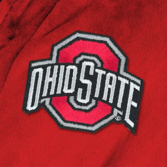 Ohio State Buckeyes NCAA Hooded Silk Touch Bath Robe 26&times;47 Inches {5}