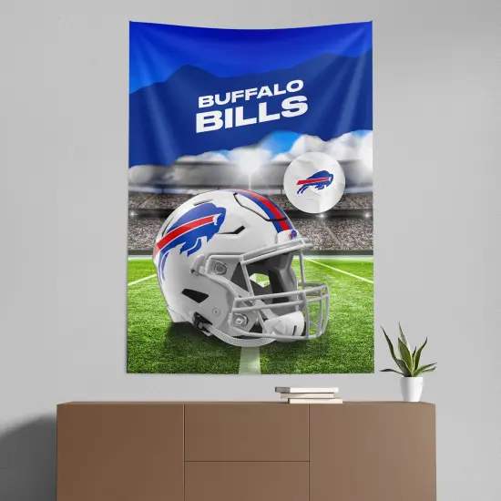 Buffalo Bills NFL Midfield Wall Hanging Tapestry 40 x 57 inches {5}
