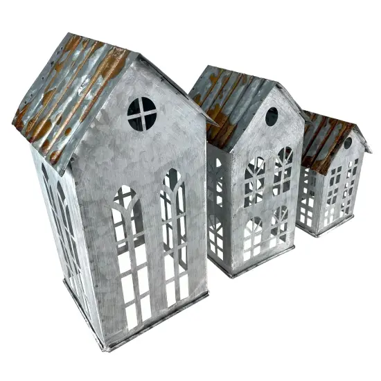 Rustic Metal Windmill Stake &ndash; Farmhouse Garden Decor, 24" Diameter {3}