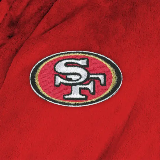 San Francisco 49ers NFL Hooded Silk Touch Bath Robe 26&times;47 Inches {5}