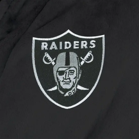 Las Vegas Raiders NFL Hooded Silk Touch Bath Robe 26&times;47 Inches {5}