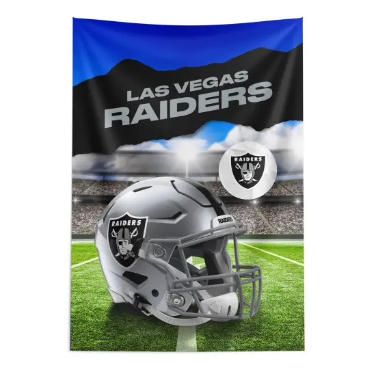Las Vegas Raiders NFL Midfield Wall Hanging Tapestry 40 x 57 inches {1}